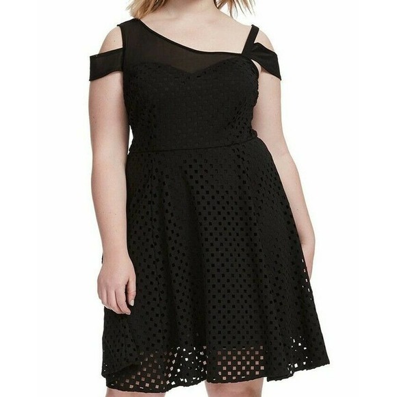 LAST ONE! MBLM Tess Holliday Cutwork Sweetheart Pinup Party Dress - Picture 3 of 7